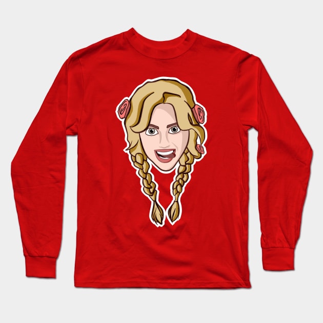 Miley Happy Hippie Long Sleeve T-Shirt by silveysart